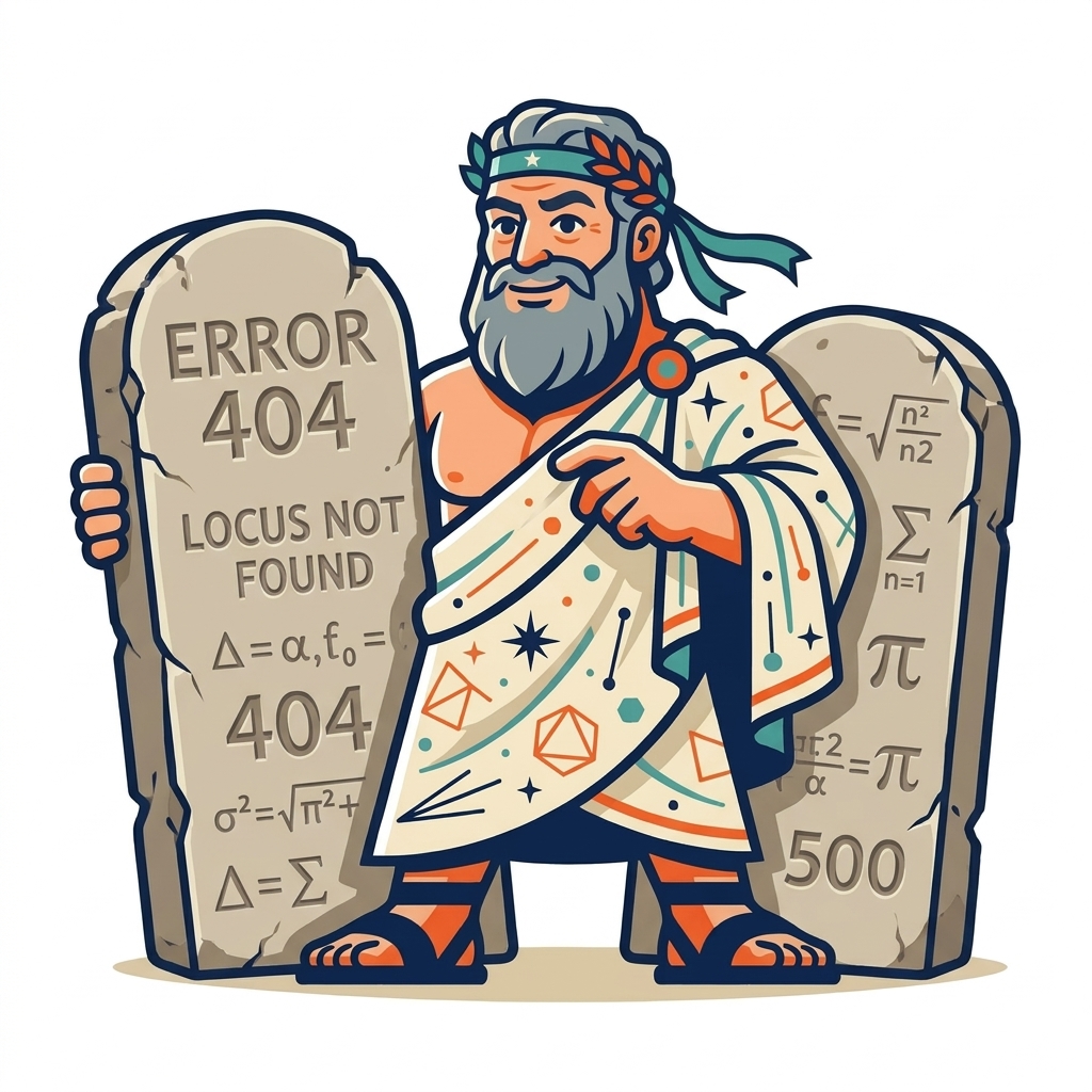 Pythos holding stone tablets with inscribed errors